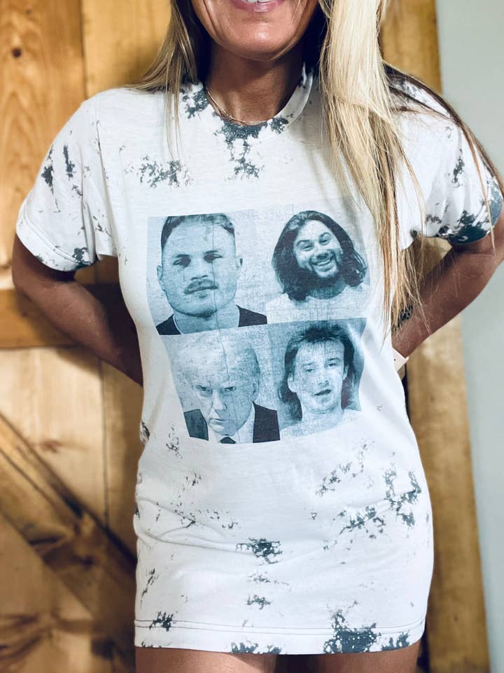 Mugshots T-shirt for engroshandel hos Backroad Threads Wholesale