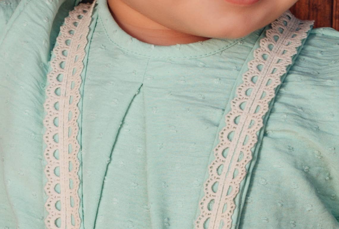 BABINE-ROINSAL - Wholesale Bodysuit (Non-Footed) - Baby - 2422031-2 Plumeti baby bib1