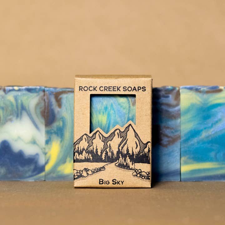 Rock Creek Soaps - Wholesale Bar Soap - Big Sky Bar Soap | Fresh Air, Cotton & Earth1