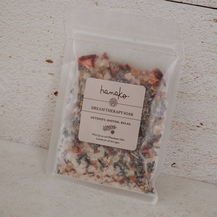 Hanako Therapies - Wholesale Bath soak/milk - Dream Therapy Soak - Deluxe Travel Size3