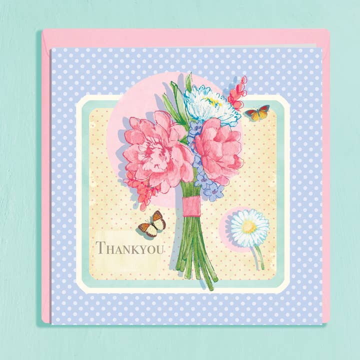 Vintage Home Range Greeting Card Chrysanth set of 6 for wholesale by Siobhan at april rose