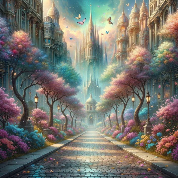 (Copy) Limited Edition Art Print From The Wonderscape 50 Available for wholesale by Sharon Tatem Fashion LLC