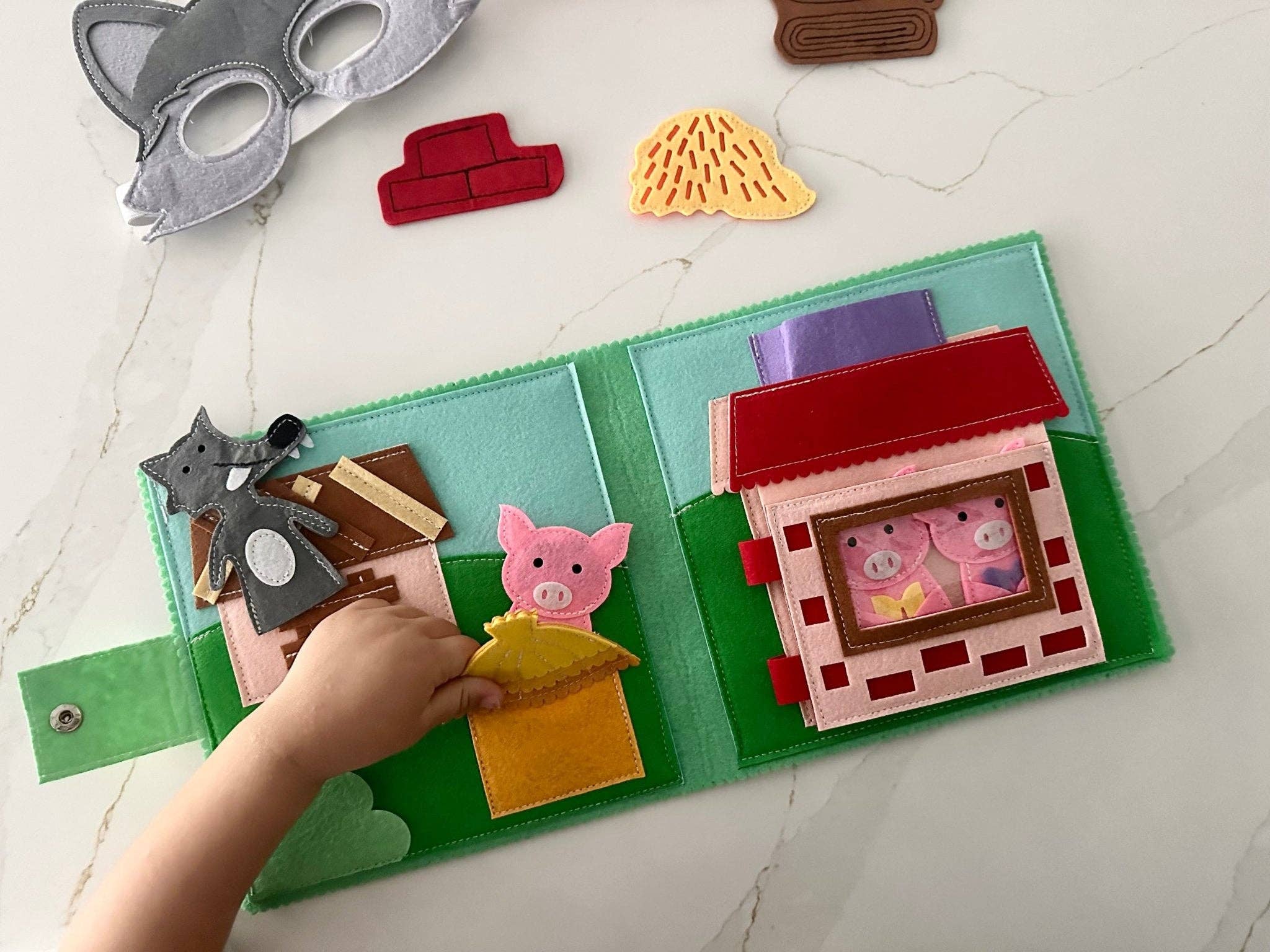 Wondertivity - Wholesale Toy Set - Kids - Three Little Pigs Set3