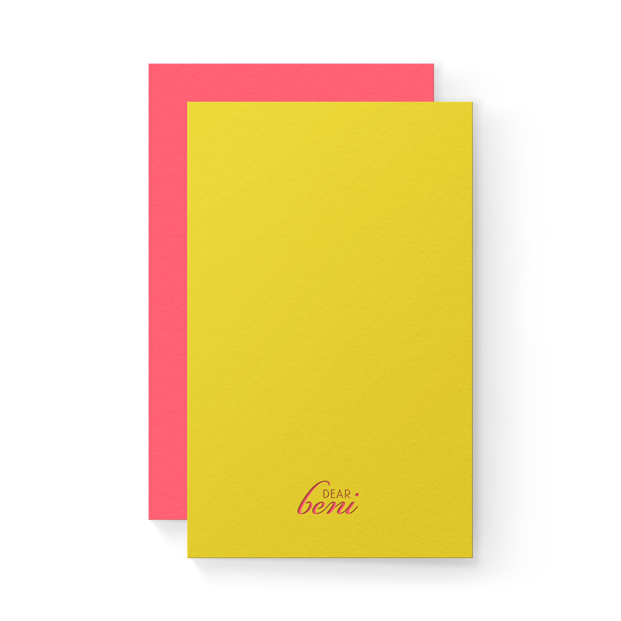 Dear Beni – postal de agradecimento por atacado – Cartão Mini em camadas de agradecimento mais caloroso2