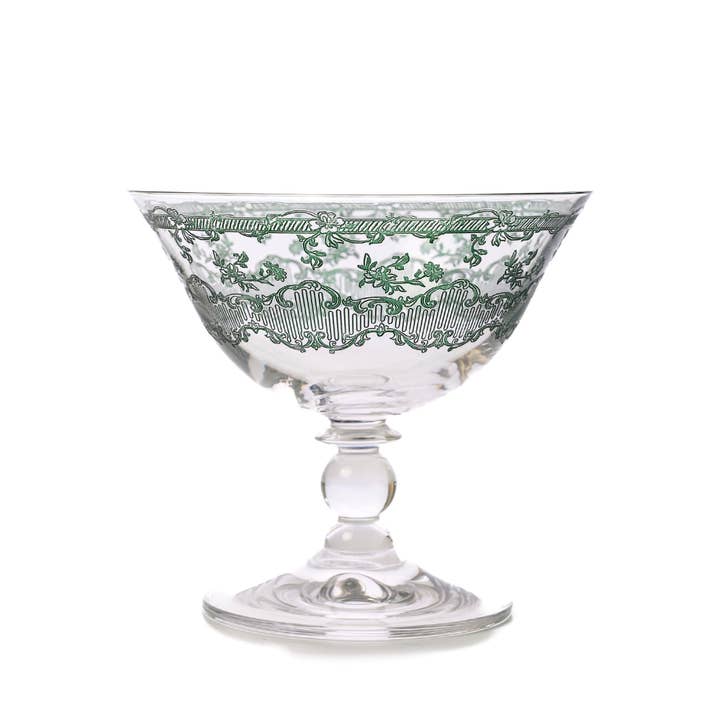 Arte Italica & Crown Linen Designs - Vendita all'ingrosso Bicchieri da cocktail/superalcolici - Composta da giardino3