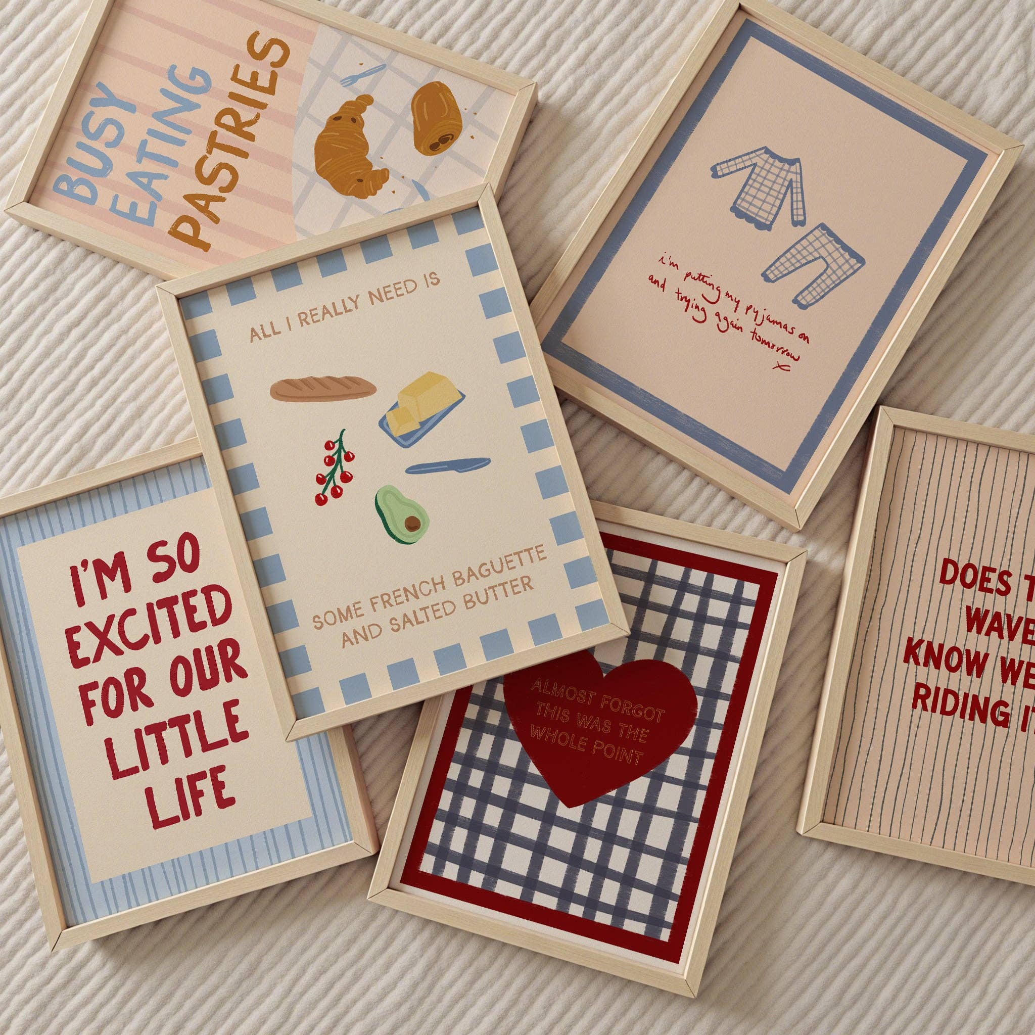 Print and Pigment – wholesale Art print – I'm Putting My Pyjamas On And Trying Again Tomorrow Hand Drawn Print6