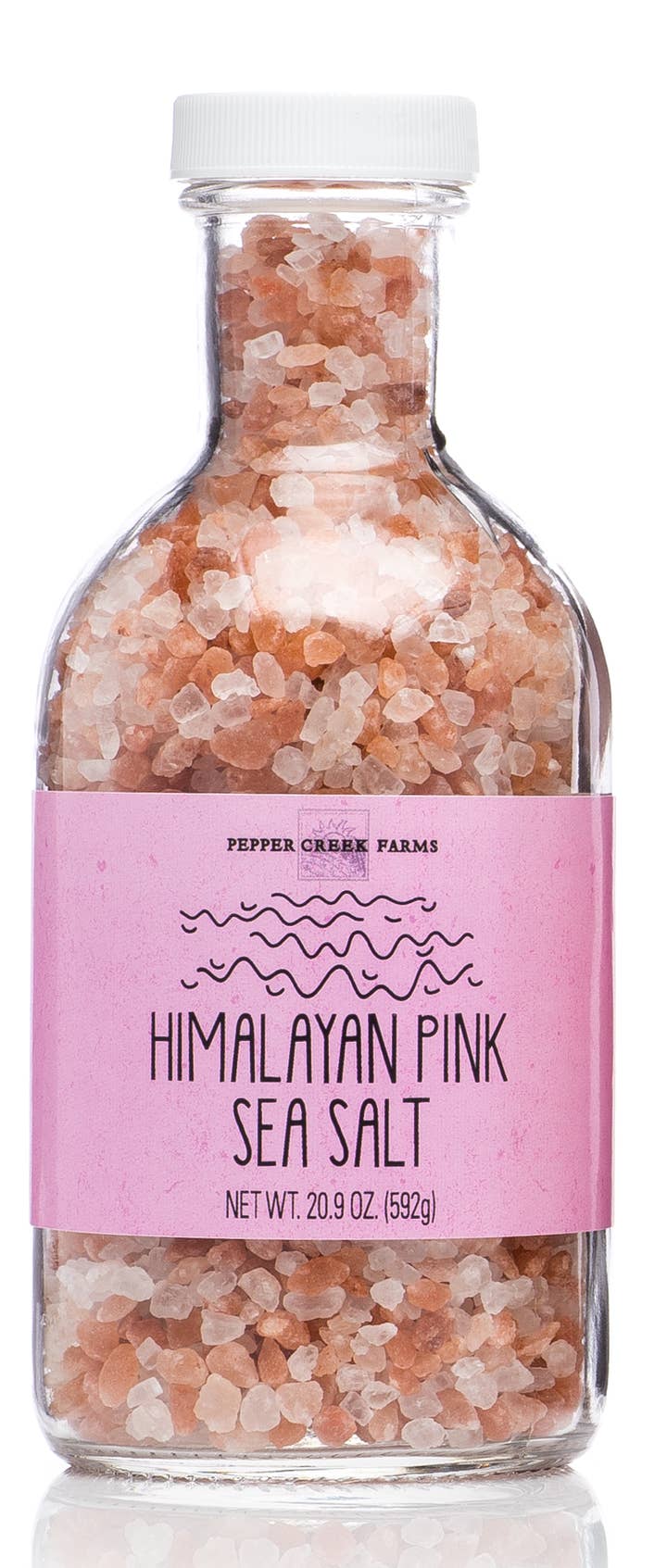 Himalayan Pink Sea Salt Stout Jar 20.9 Oz. for wholesale by Pepper Creek Farms