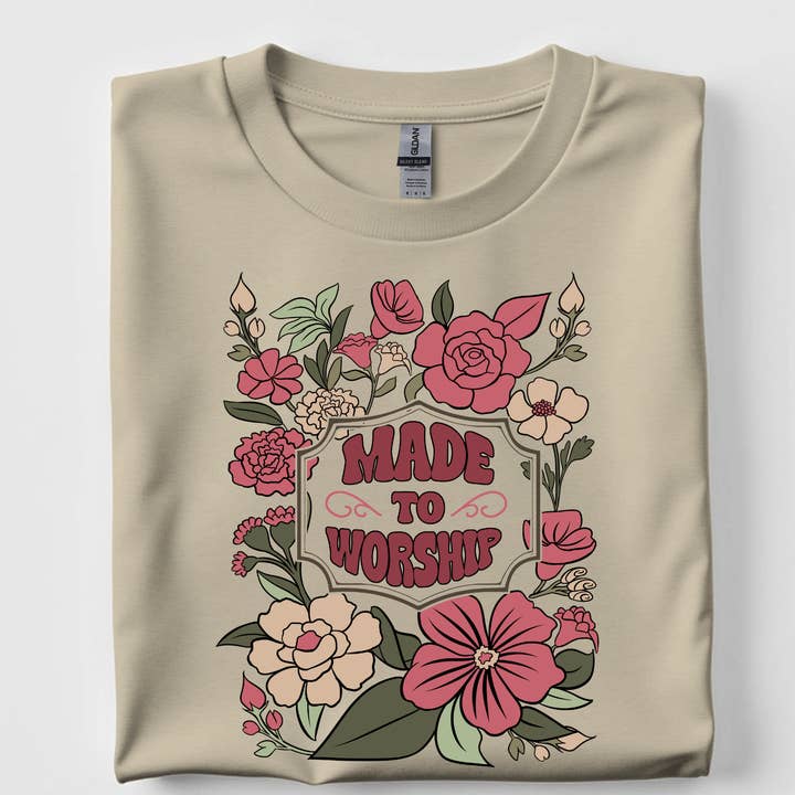 Made to worship t-shirt for wholesale by StricklandDesignCo