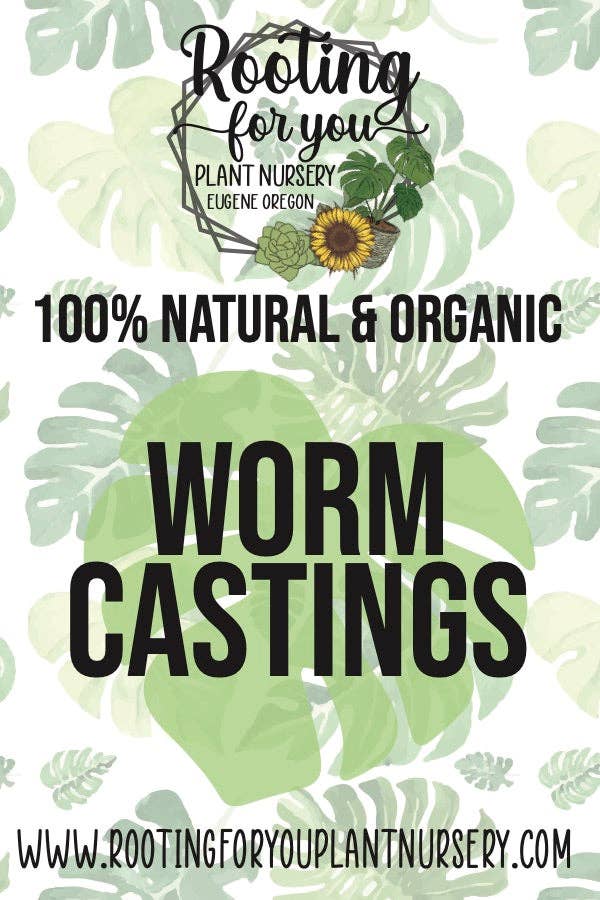 Rooting For You Plant Nursery - Wholesale Planting/Potting Soil - Organic Worm Castings Soil Amendment Resealable Bags2