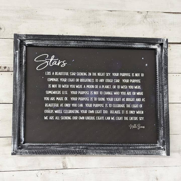 Stars Farmhouse Sign for wholesale by 316 Legacy LLC