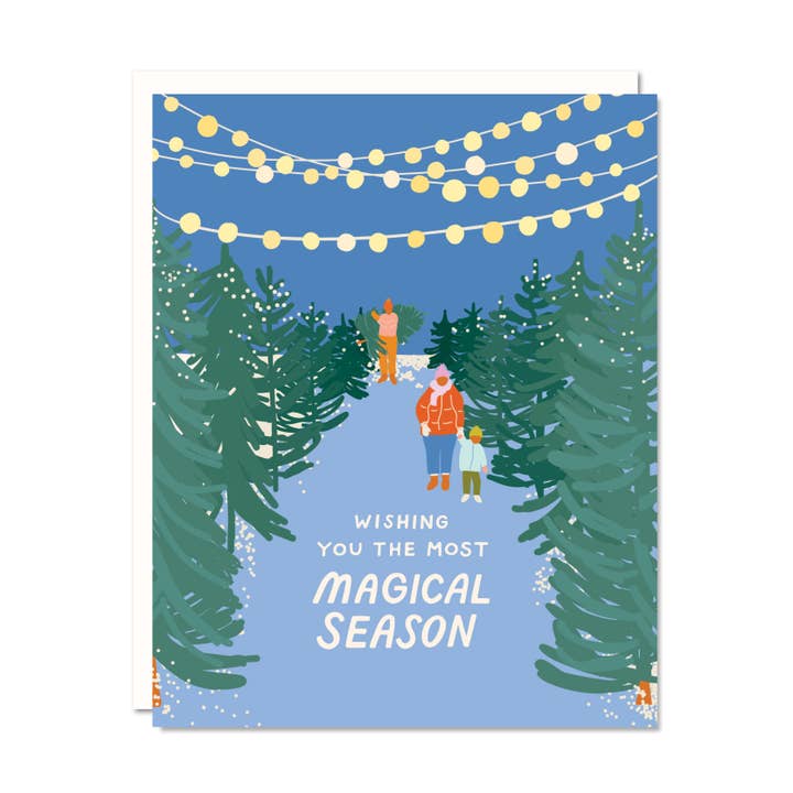 Magical Season - Holiday Christmas Card for wholesale by Odd Daughter Paper Co.