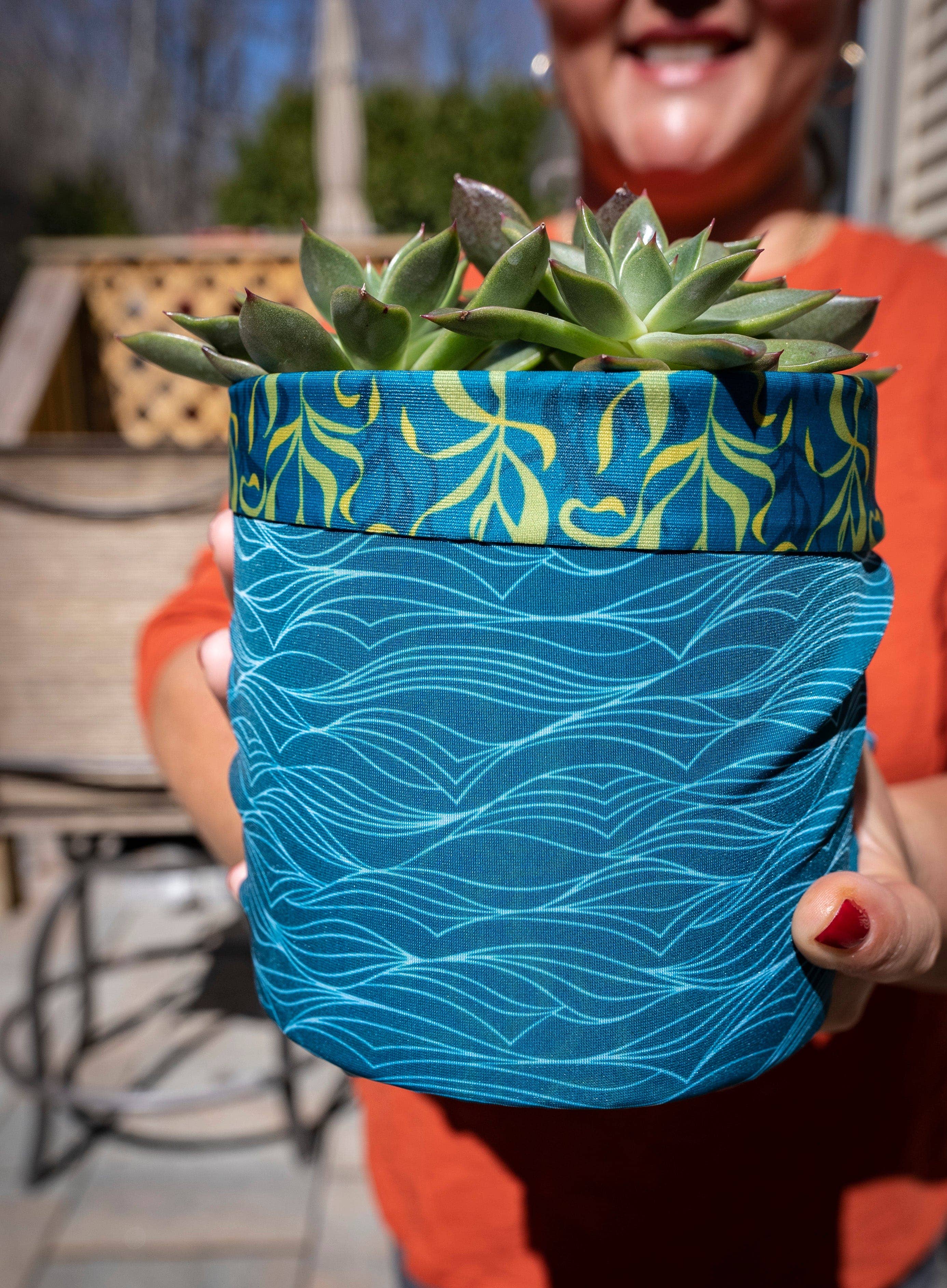 Shiki Wrap - Wholesale Flat Wrap - Assorted Set of 5 Reusable Cloth Furoshiki Gift Wrap | Ocean Conservation Collection5