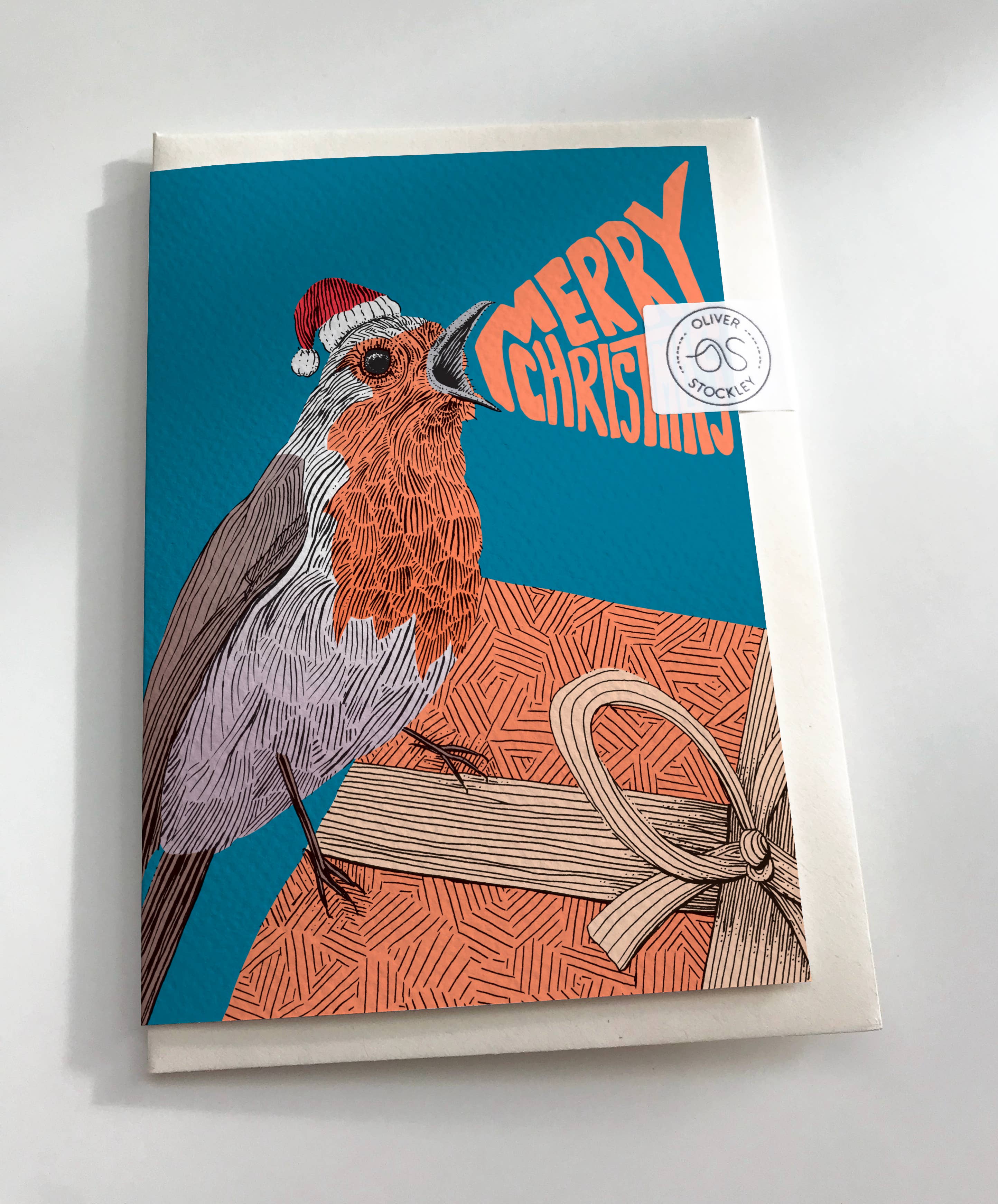Oliver Stockley - Wholesale Christmas Card - Christmas Robin Card1