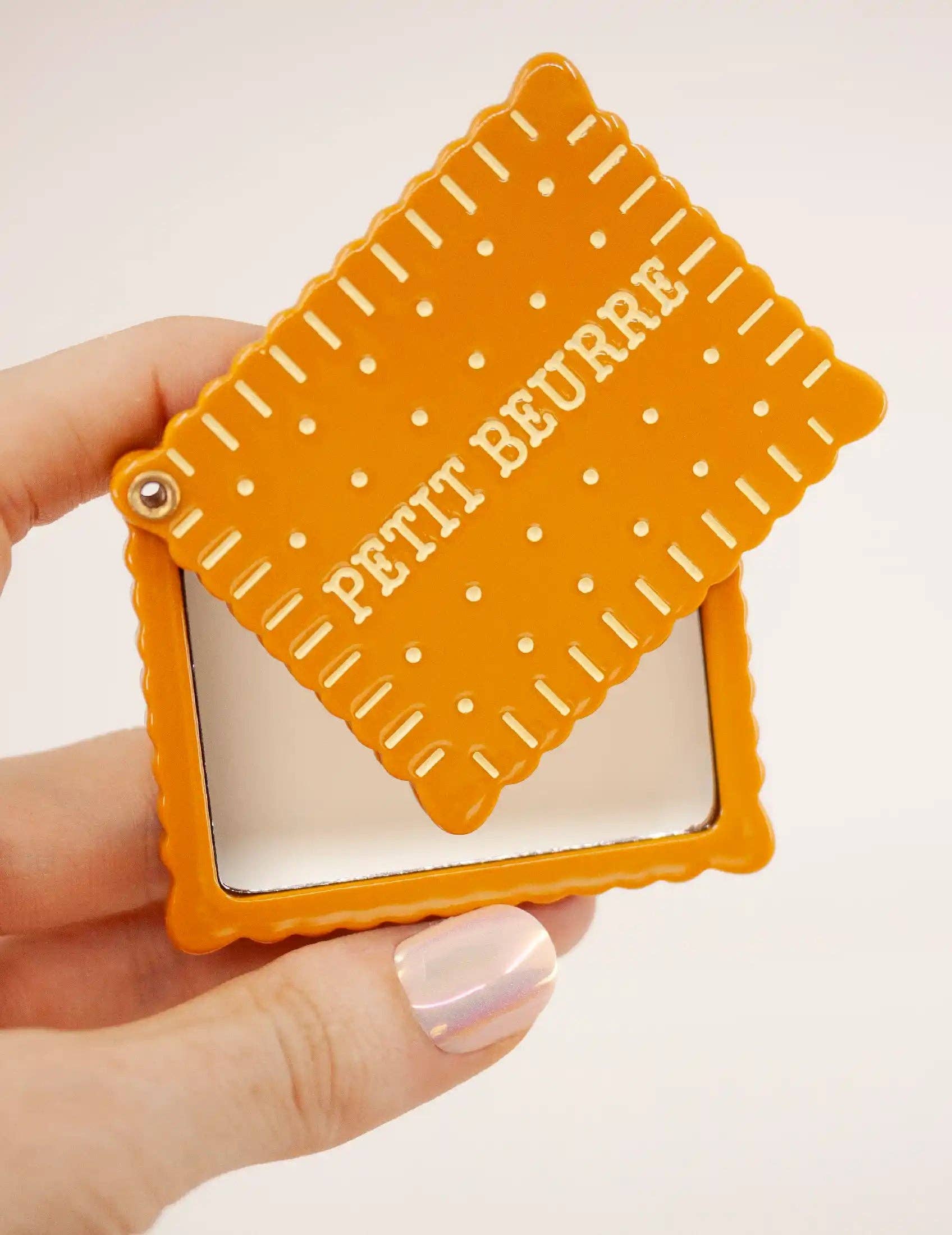 Joanna Behar – wholesale Kompakt spegel – Petit beurre-kex ficksspegel2