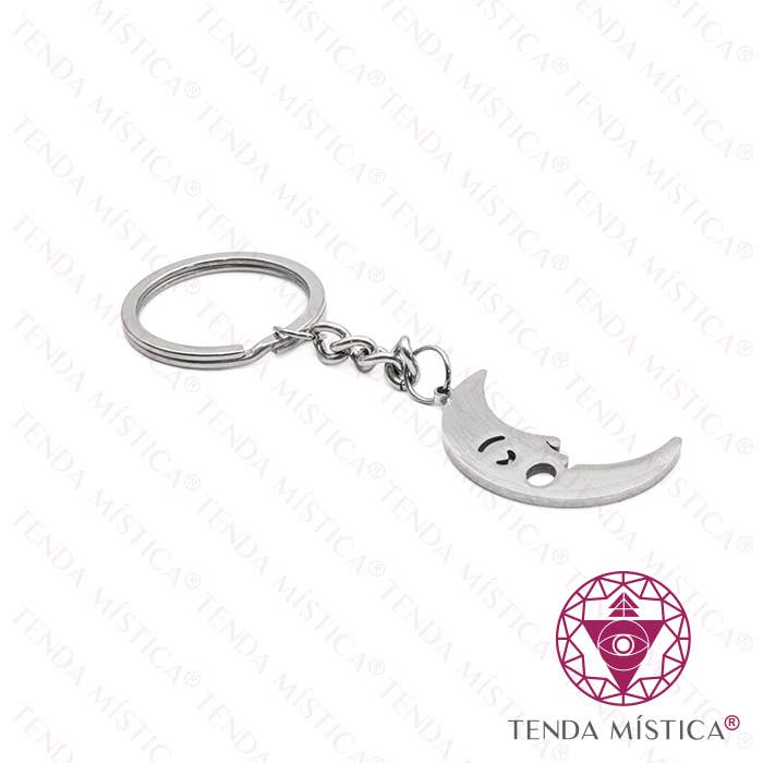 Tenda Mística - Wholesale Keychain - Unisex - Silver Moon Key Holder0