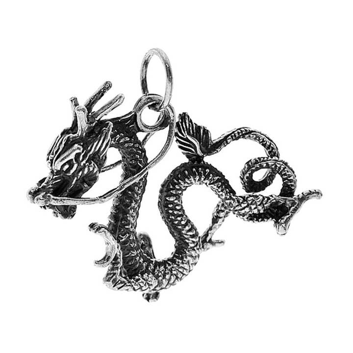 Harley reined dragon pendant for wholesale by Kali Ma Designs - Sterling Silver Jewellery