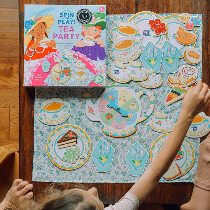 eeBoo - Wholesale Board Game - Tea Party Spinner Game
