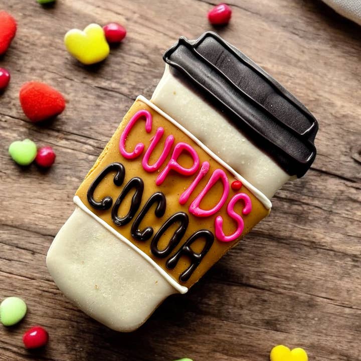 Cupids Cocoa dog treats for wholesale by YumYum4DOGS