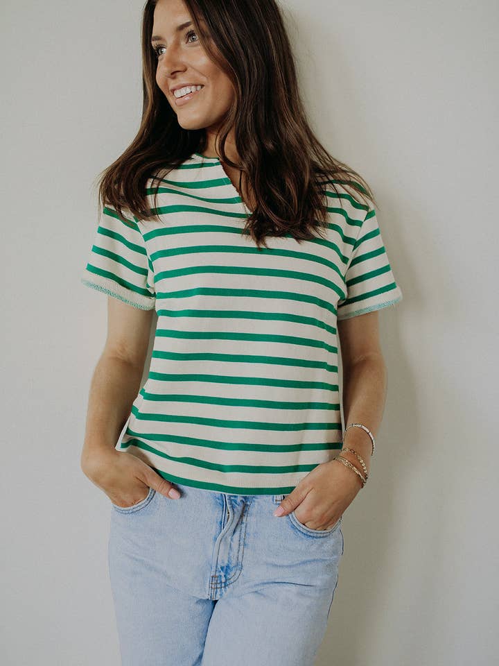 Summer Camp - Wholesale T-Shirt - Women's - Bille T-Shirt Striped
