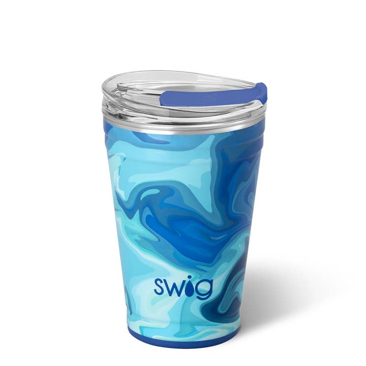 Blue Lagoon Party Cup (18oz) for wholesale by Swig Life