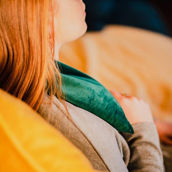 The Wheat Bag Company - Vente Compresses chaud/froid - Sac à blé en velours - Vert bouteille1