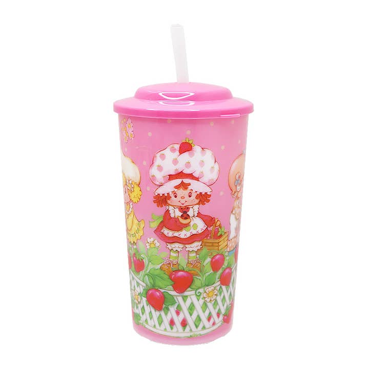 PINEAPPLE Beauty - Wholesale Drinking Glass/Cup - Kids & Baby - UPD STRAJ130 Strawberry Shortcake 16oz Tumbler - 24