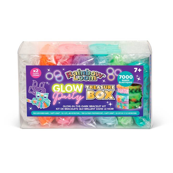 Rainbow Loom - Wholesale DIY Craft Kit - Kids - Glow Party Treasure Box