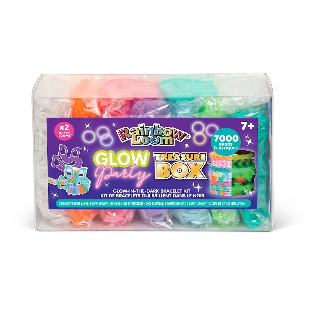 Rainbow Loom - Wholesale Doe-het-zelf-knutselset - Kinderen - Glow Party Schatkist
