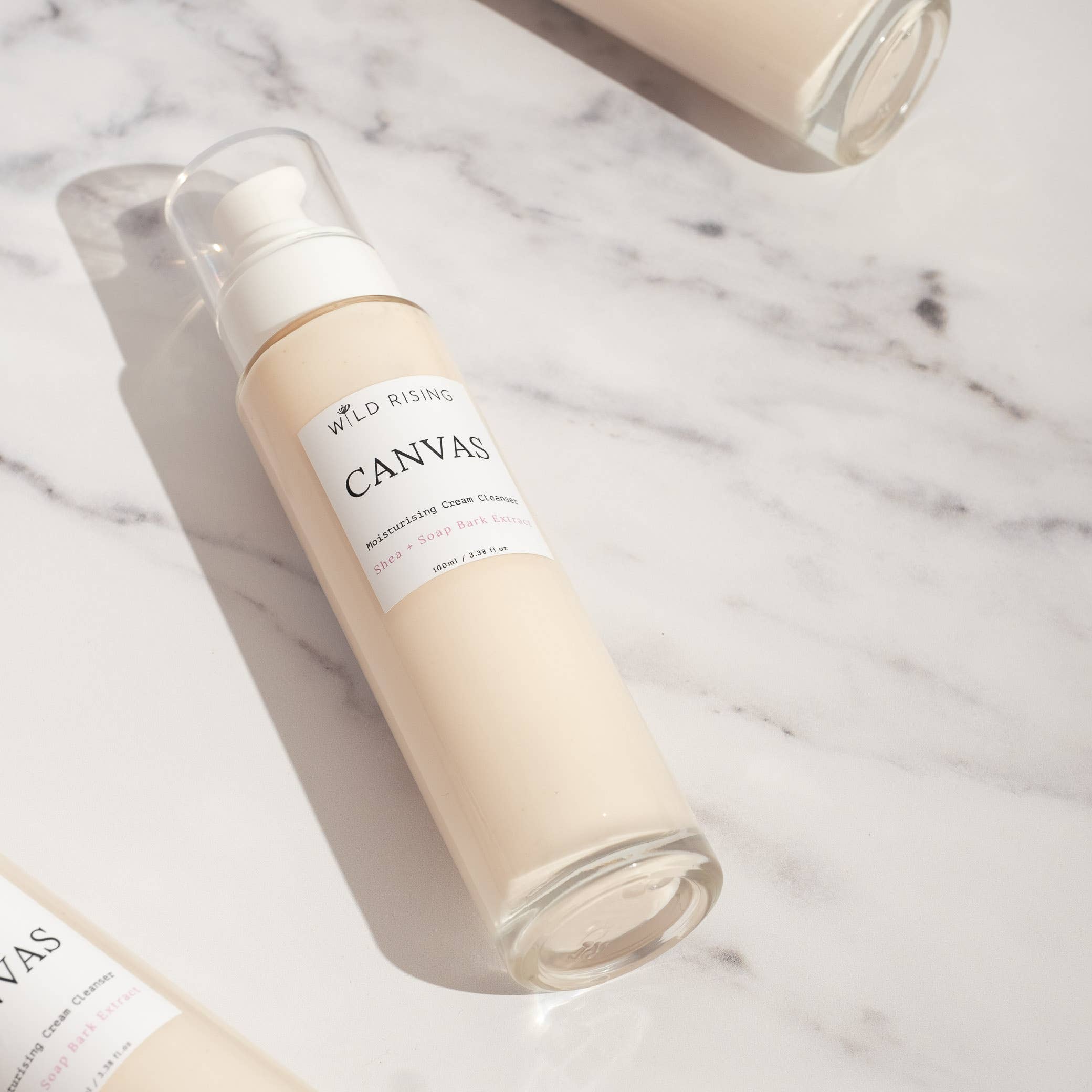 Wild Rising Skincare – wholesale Facial cleanser – Organic Moisturising Cream Cleanser Lotion Makeup Remover4