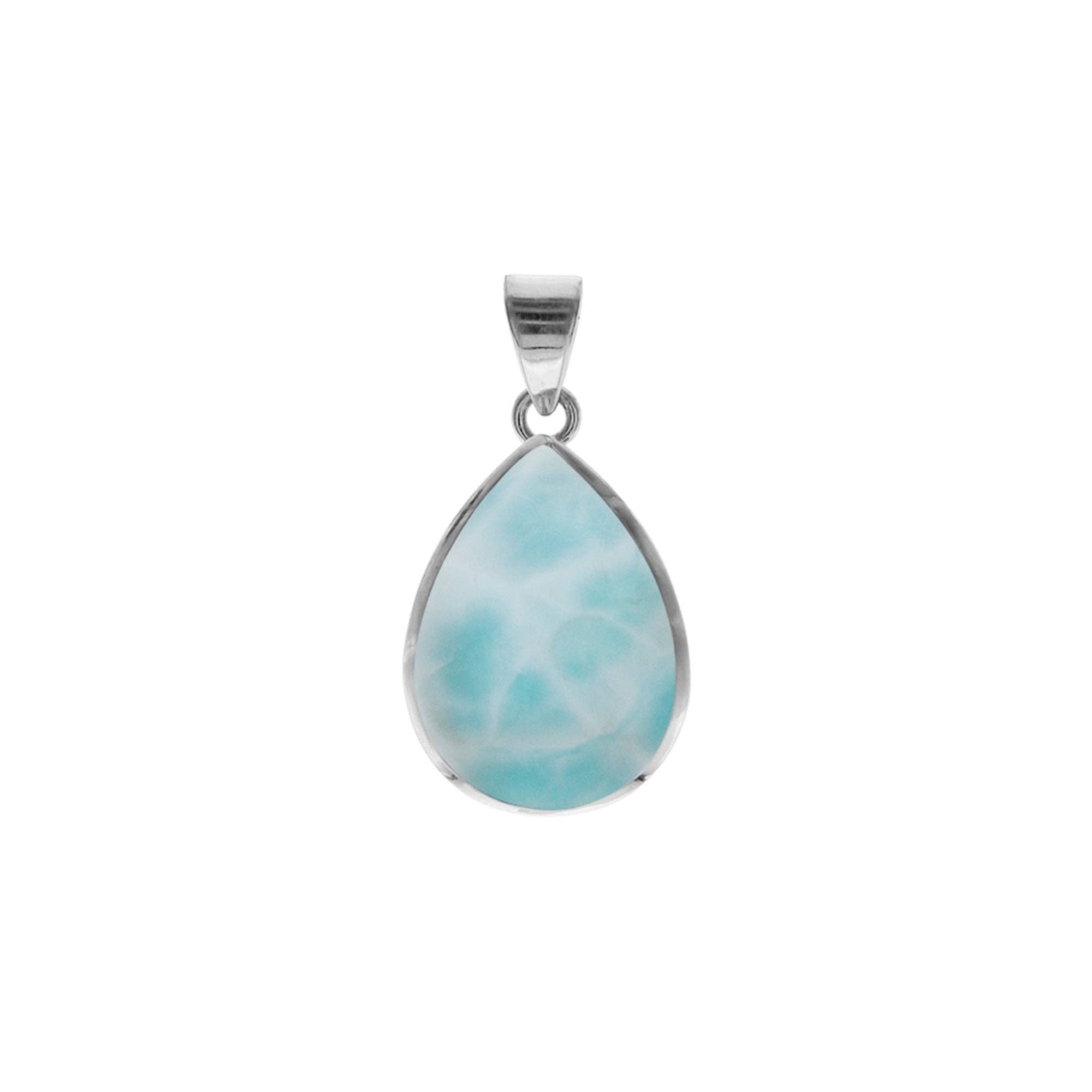 Kali Ma Designs - Sterling Silver Jewellery – wholesale Individuell berlock/hänge – Samira larimar-hängsmycke i droppform