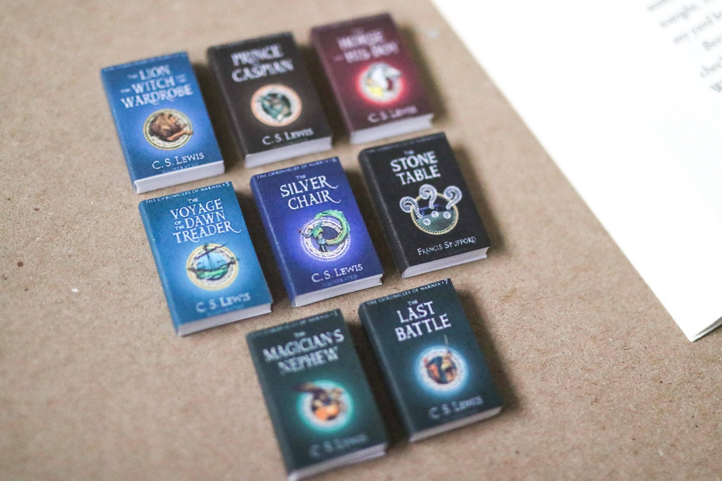 The Sticker Shop - Wholesale Decorative Figurine - Handmade MINI Narnia Books (set of 8 mini books)2