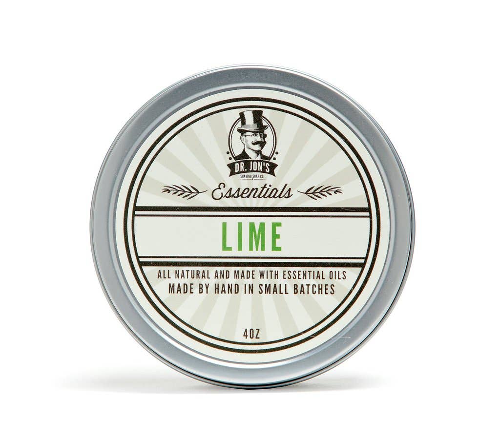 REMOVED BRAND - Wholesale Shave Soap - Men's - Dr. Jon's Essentials Lime Shaving Soap0