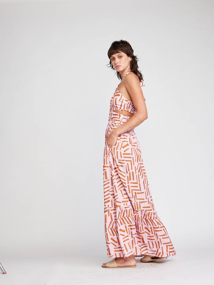 Cinnamon Sticks Isolde Maxi Cut Out Dress for wholesale on Faire2