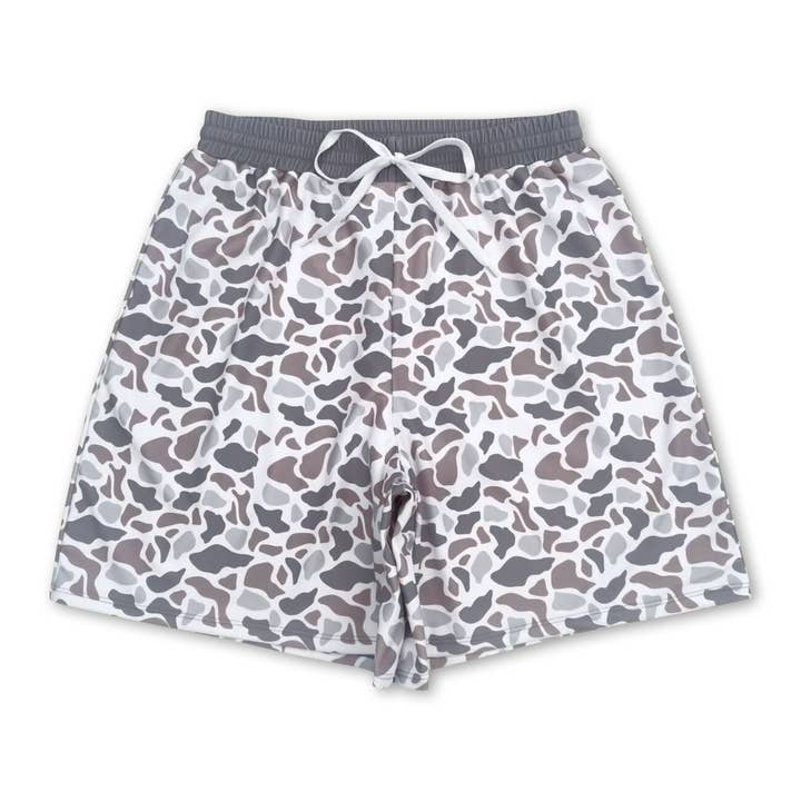 Yawoo Garments - Wholesale Swim Shorts - Men's - Multi color camo adult men swim trunks