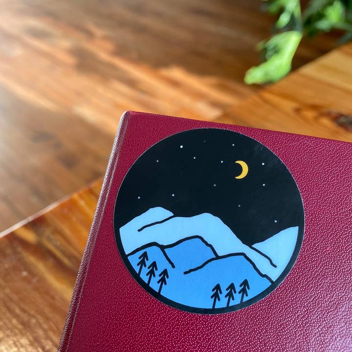 Carolina Pine Prints - Wholesale Sticker - Blue Ridge Mountain Sticker, Smoky Mountains, Gift for Mount