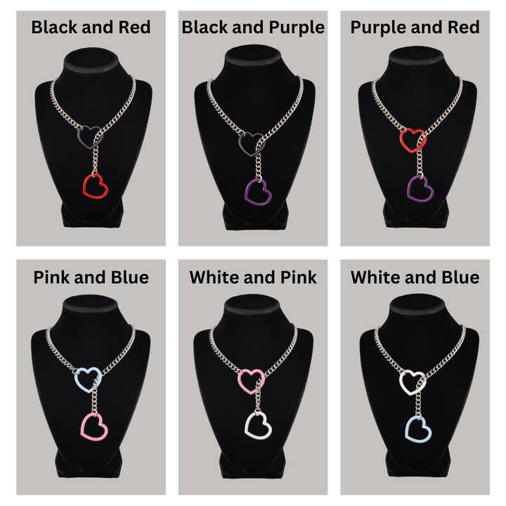 Altcultures - Wholesale Pendant/Charm Necklace - Mismatched Colorful slip chain2