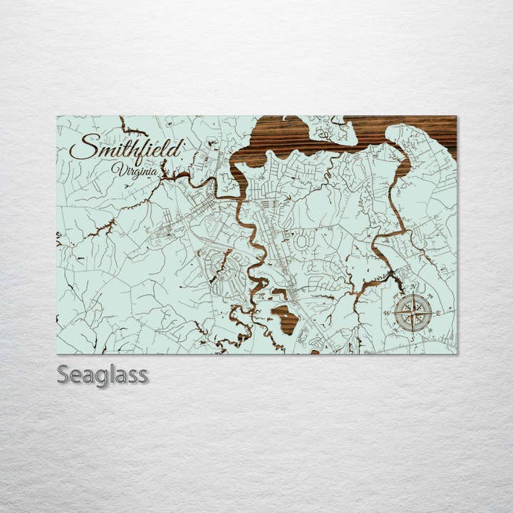 Fire and Pine Wood Maps - Wholesale Map - Virginia: Smithfield Street Map