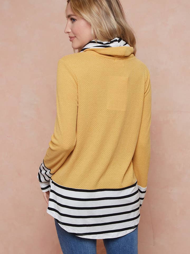 lovely melody - Wholesale Sweatshirt - Women's - LMT2836PL-PLUS SIZE MUST HAVE SOLID COWL NECK TUNIC6