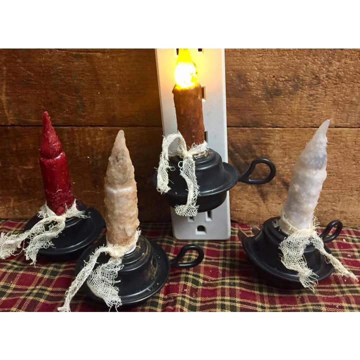 3 1/2" Candlestick Night Light for wholesale by Raggedy Junction
