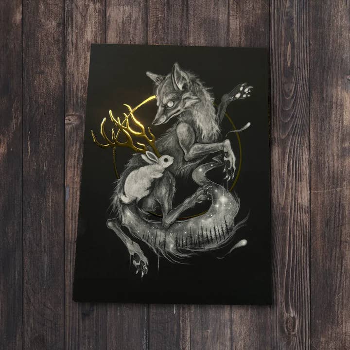 Brian Serway - Wholesale Art Print - Gold Foil Print Cards