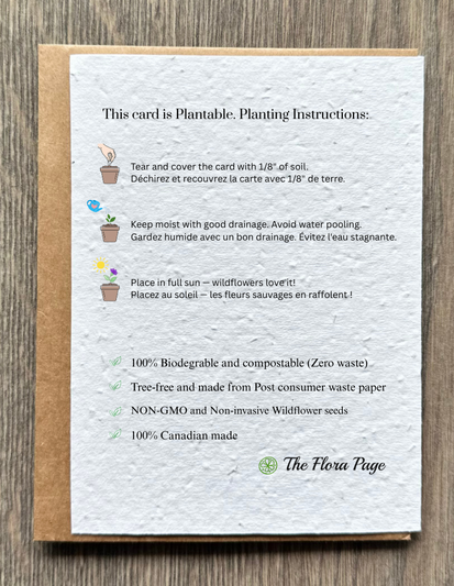 The Flora Page - Wholesale Everyday Greeting Card - Floral Everyday Card1