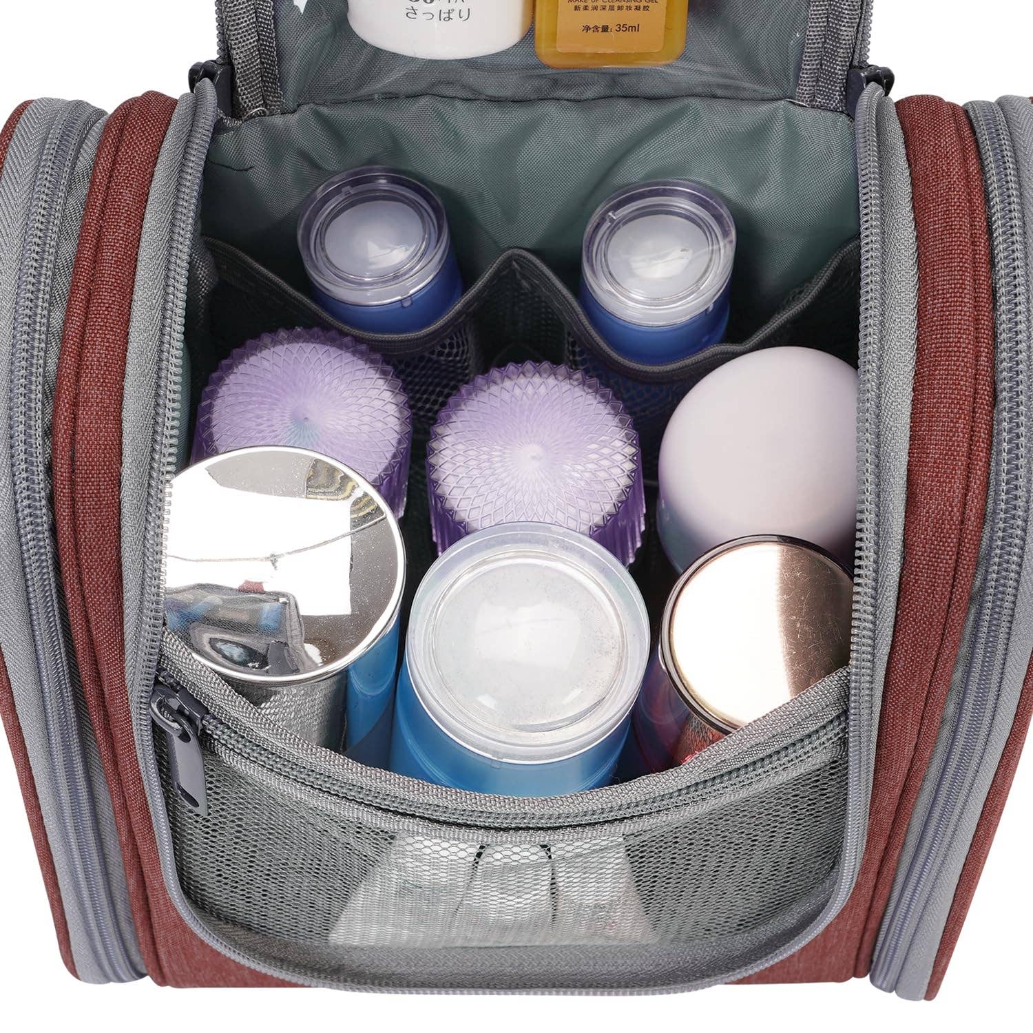 NARWEY INC - Wholesale Toiletry Bag - Women's - Large Hanging Toiletry Bag With Hook Cosmetics Organizer132