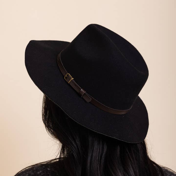 Leto Accessories - Wholesale Fedora - Women's - Pinched Front Western Style Hat - Timeless Fall Fashion ðŸ¤