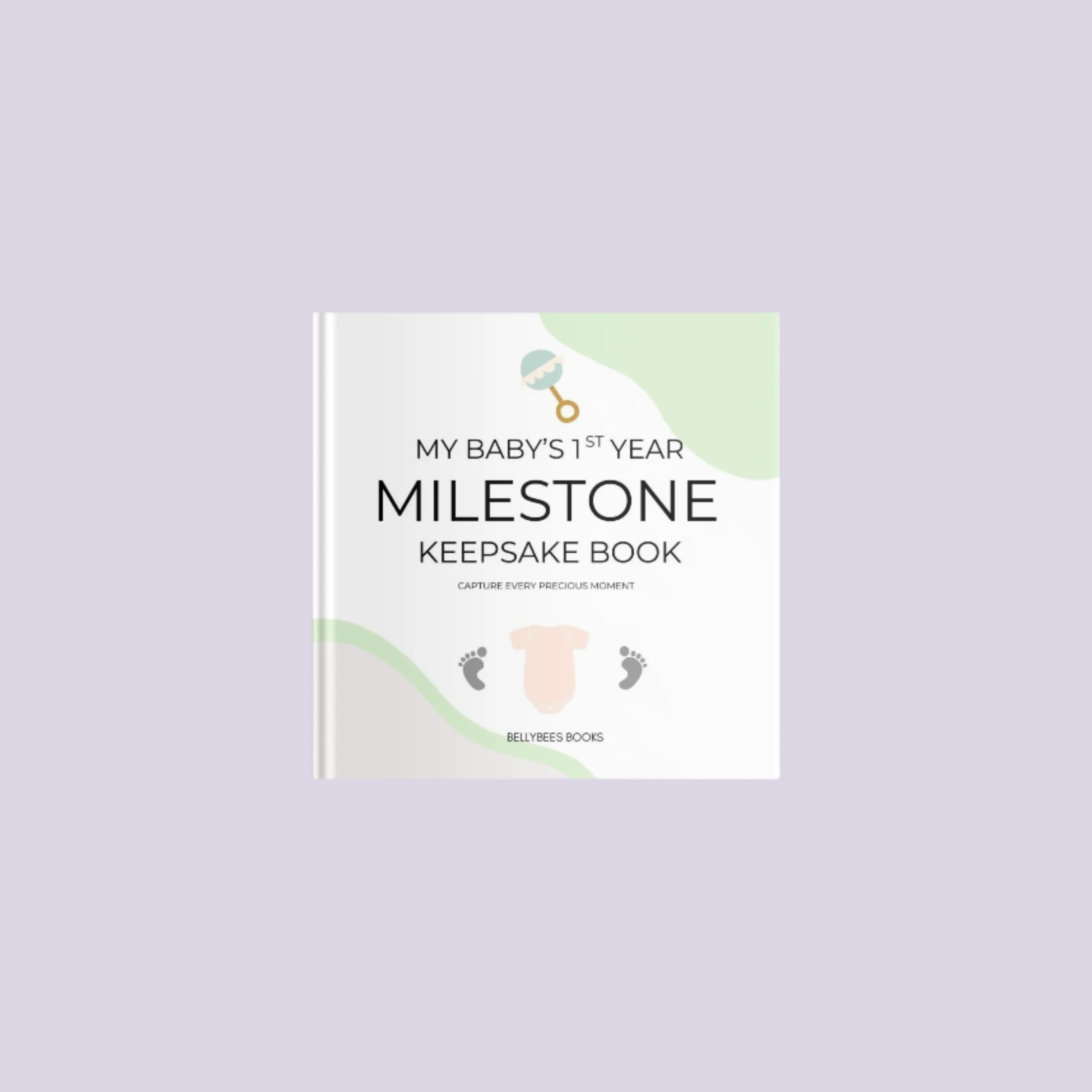 Bellybees – wholesale Milestone art/keepsake – Child & baby – My Baby's 1st Year Milestone Keepsake Book!6
