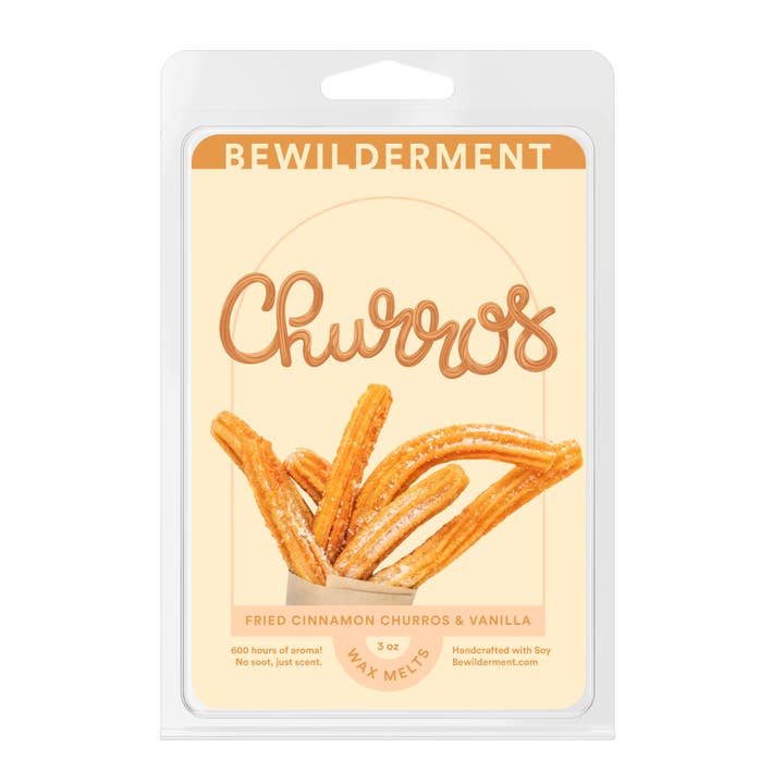 Churros Wax Melts for wholesale by Bewilderment