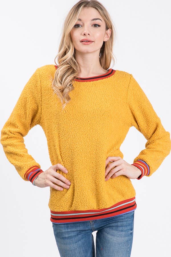 lovely melody - Vente Pull en maille – femme - 7852-Sweat-shirt ours en peluche10