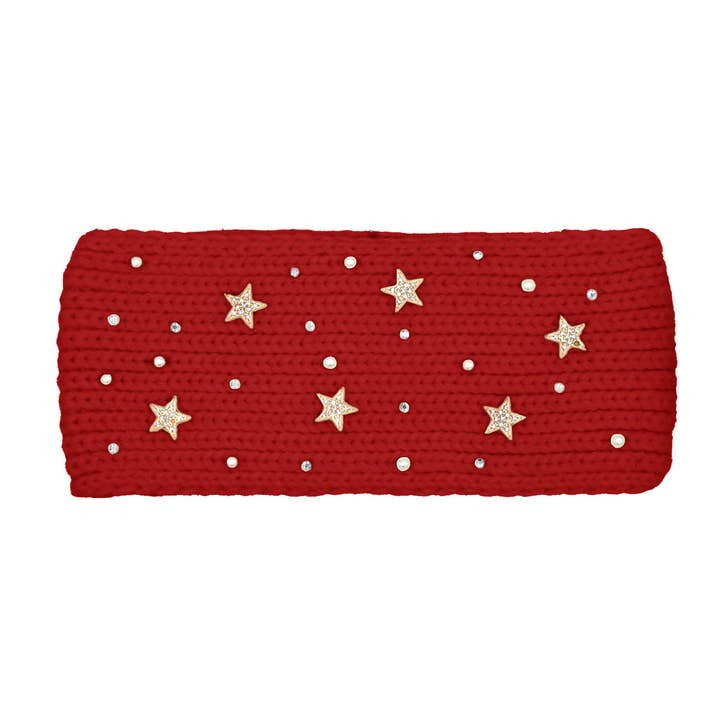 Bandeau avec ornements étoile et perle de la marque CC - HWE0158 - Par Contagious Wholesale pour la vente par Truly Contagious