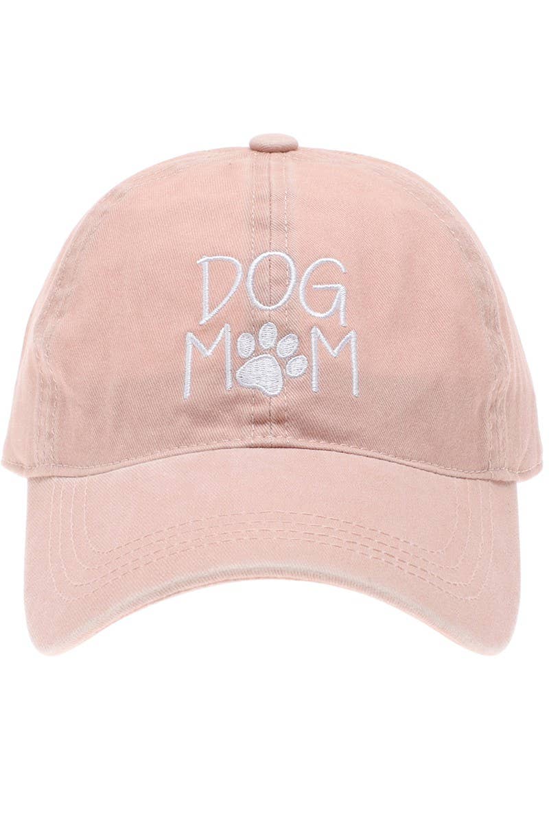 Fashion City - Vendita all'ingrosso Cappellino da baseball - Donna - Cappelli da baseball in cotone ricamati DOG MOM, stile vintage14