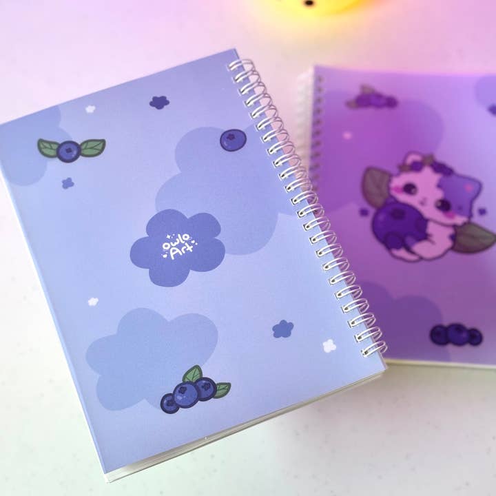 owloArt - Wholesale Sticker - Blueberry Cat Sticker Reusable Book (A5 size)2