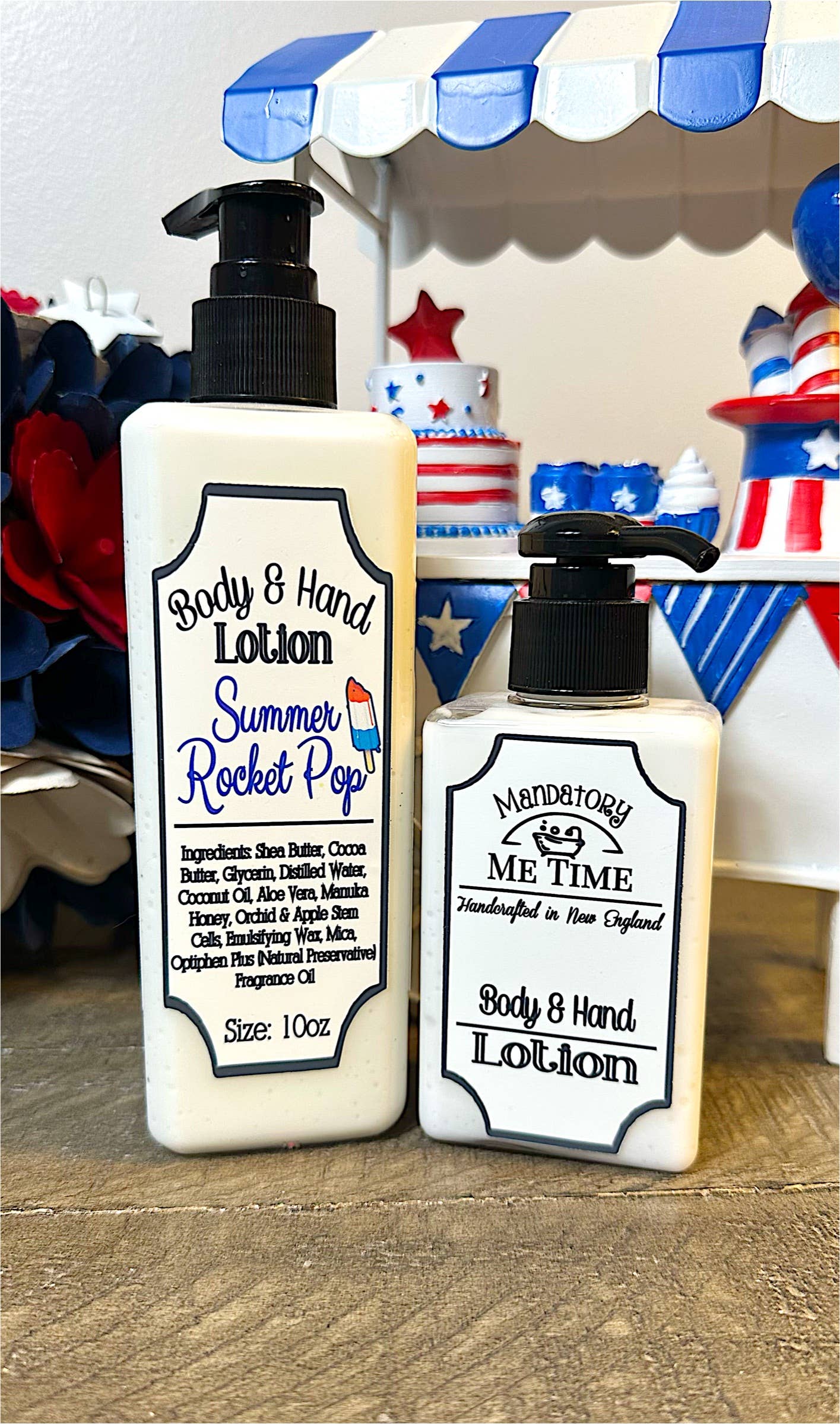 Mandatory Me Time - Wholesale Hand & Body Lotion - Rocket Pop Hand & Body Lotion | Seasonal Summer Patriotic